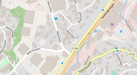 Stellplatz auf Satellitenbild