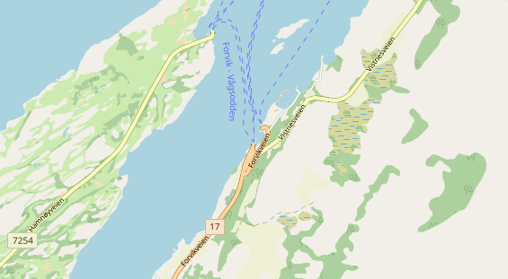 Area di sosta per camper sulla carta