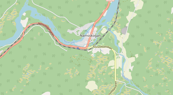 Área para autocaravana en la tarjeta