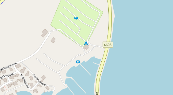 Stellplatz auf Satellitenbild