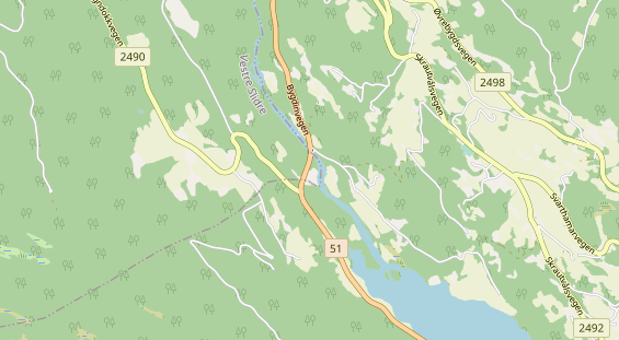 Aire camping-car sur la carte