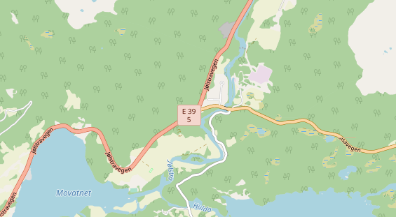 Area di sosta per camper sulla carta