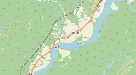 Area di sosta per camper sulla carta