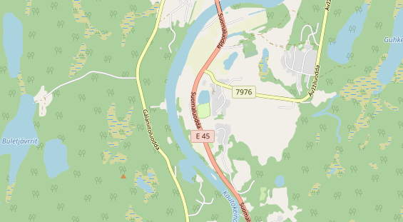 Aire camping-car sur la carte