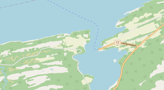 Aire camping-car sur la carte