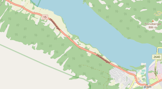 Aire camping-car sur la carte