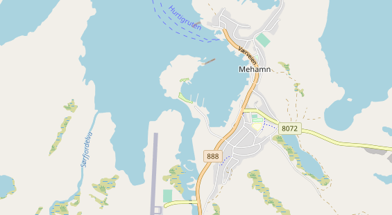 Área para autocaravana en la tarjeta