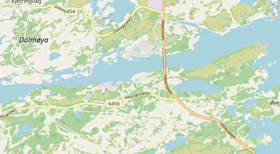 Area di sosta per camper sulla carta