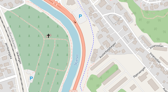 RV parking auf Karte