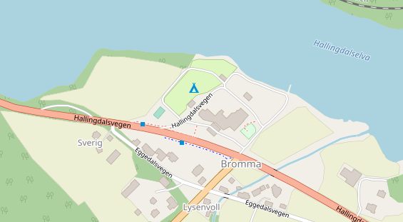 área camper auf Karte