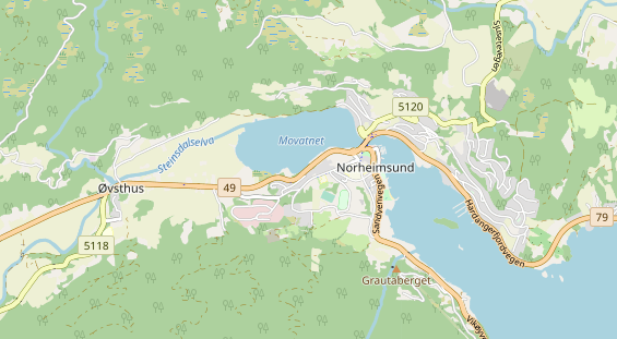 Aire camping-car sur la carte