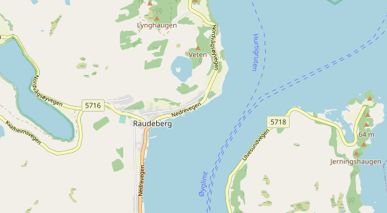 Aire camping-car sur la carte