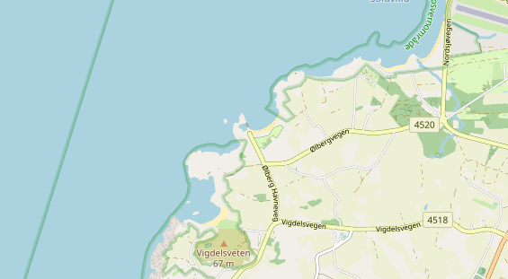 Área para autocaravana en la tarjeta