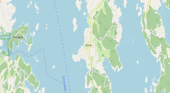 Área para autocaravana en la tarjeta