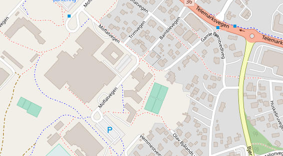 RV parking auf Karte