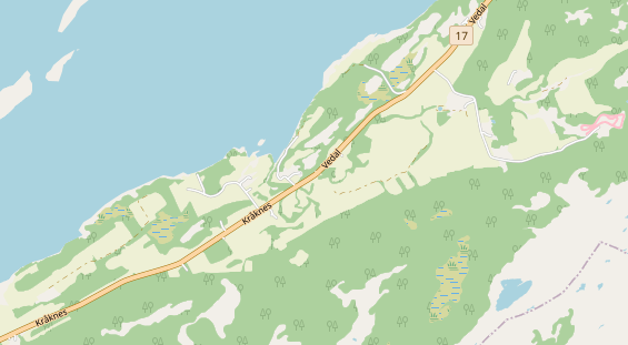 Área para autocaravana en la tarjeta