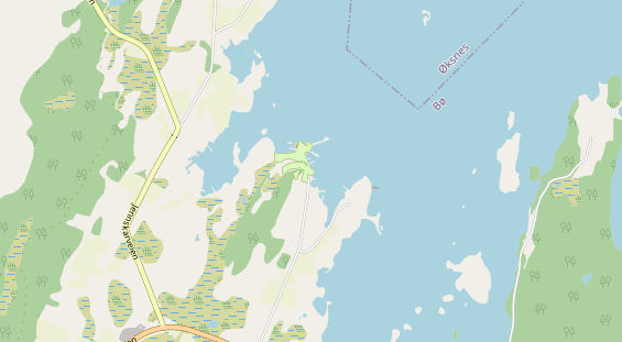 Aire camping-car sur la carte