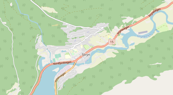 Area di sosta per camper sulla carta