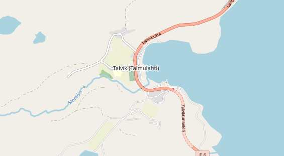 Aire camping-car sur la carte