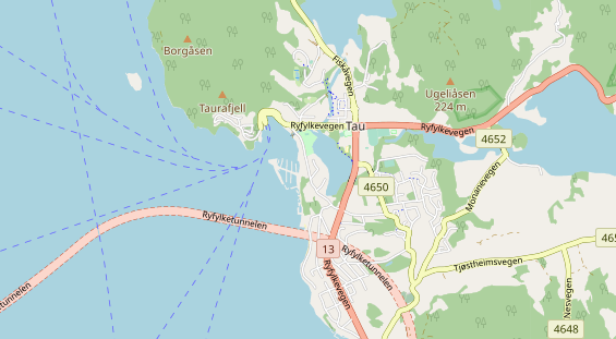 Área para autocaravana en la tarjeta