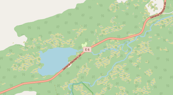 Aire camping-car sur la carte