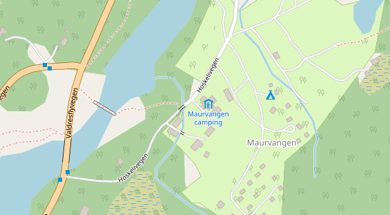 Stellplatz auf Satellitenbild