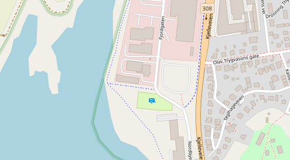 area sosta camper auf Karte