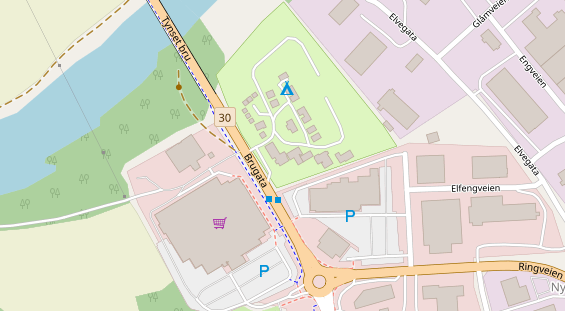 Stellplatz auf Karte