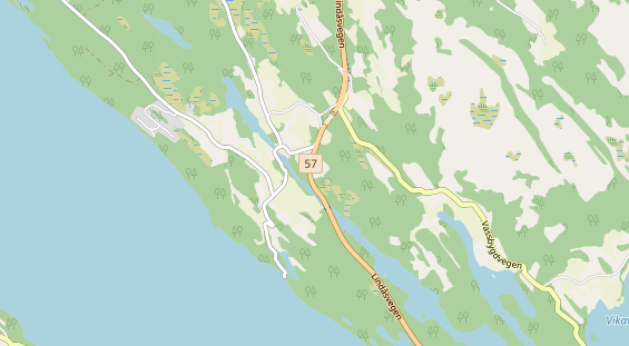 Aire camping-car sur la carte