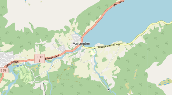 Aire camping-car sur la carte