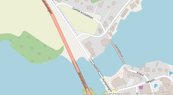 Stellplatz auf Satellitenbild