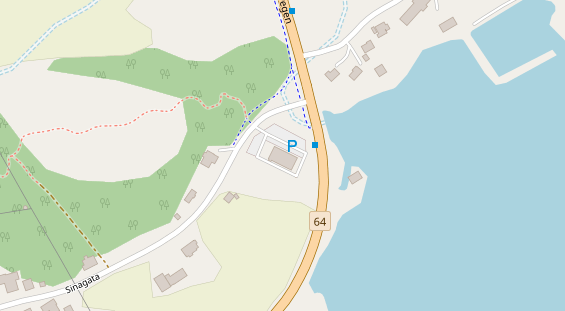 Stellplatz auf Satellitenbild