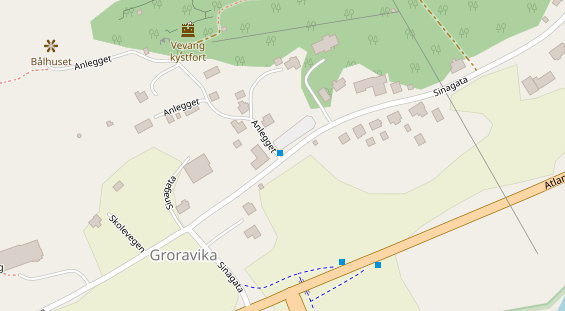 Stellplatz auf Satellitenbild