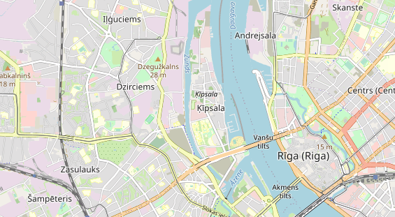 Área para autocaravana en la tarjeta