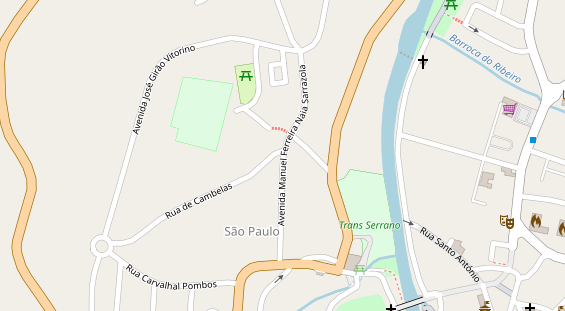 area sosta camper auf Karte