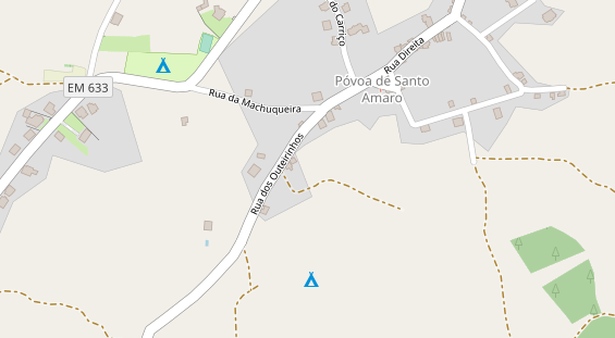 area sosta camper auf Karte