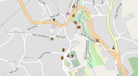 Stellplatz auf Satellitenbild