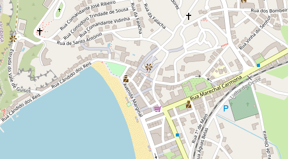 Stellplatz auf Satellitenbild