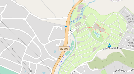 Stellplatz auf Satellitenbild