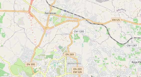 Aire camping-car sur la carte