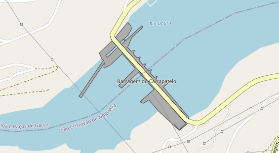 Stellplatz auf Satellitenbild