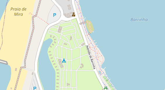 Stellplatz auf Satellitenbild