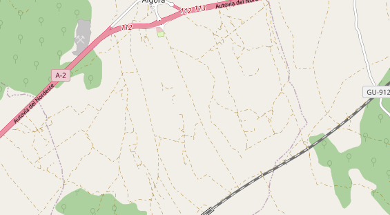 Aire camping-car sur la carte