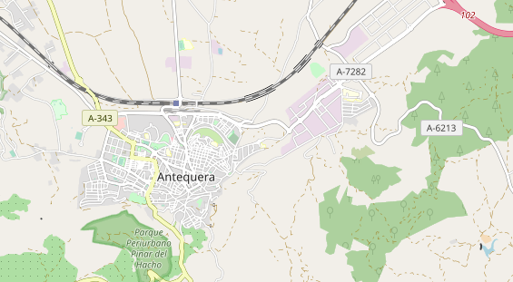 Aire camping-car sur la carte