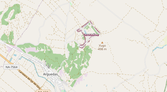 Aire camping-car sur la carte