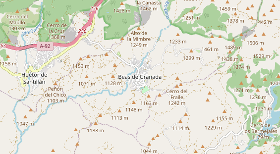 Aire camping-car sur la carte