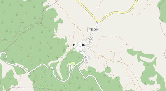 Area di sosta per camper sulla carta