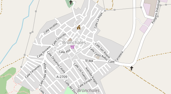 Stellplatz auf Satellitenbild