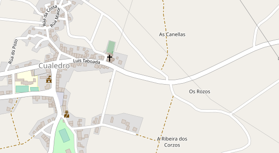 Stellplatz auf Satellitenbild