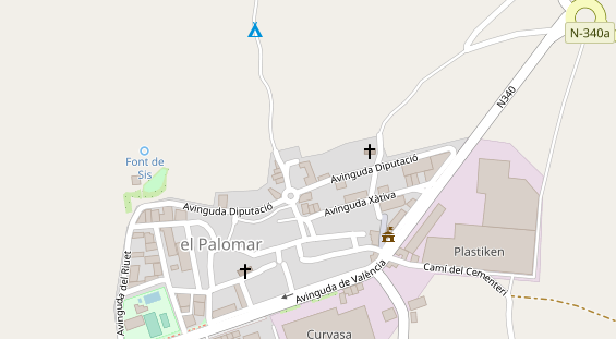 Stellplatz auf Karte